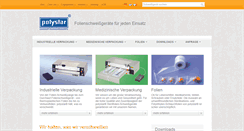 Desktop Screenshot of polystar-hamburg.de